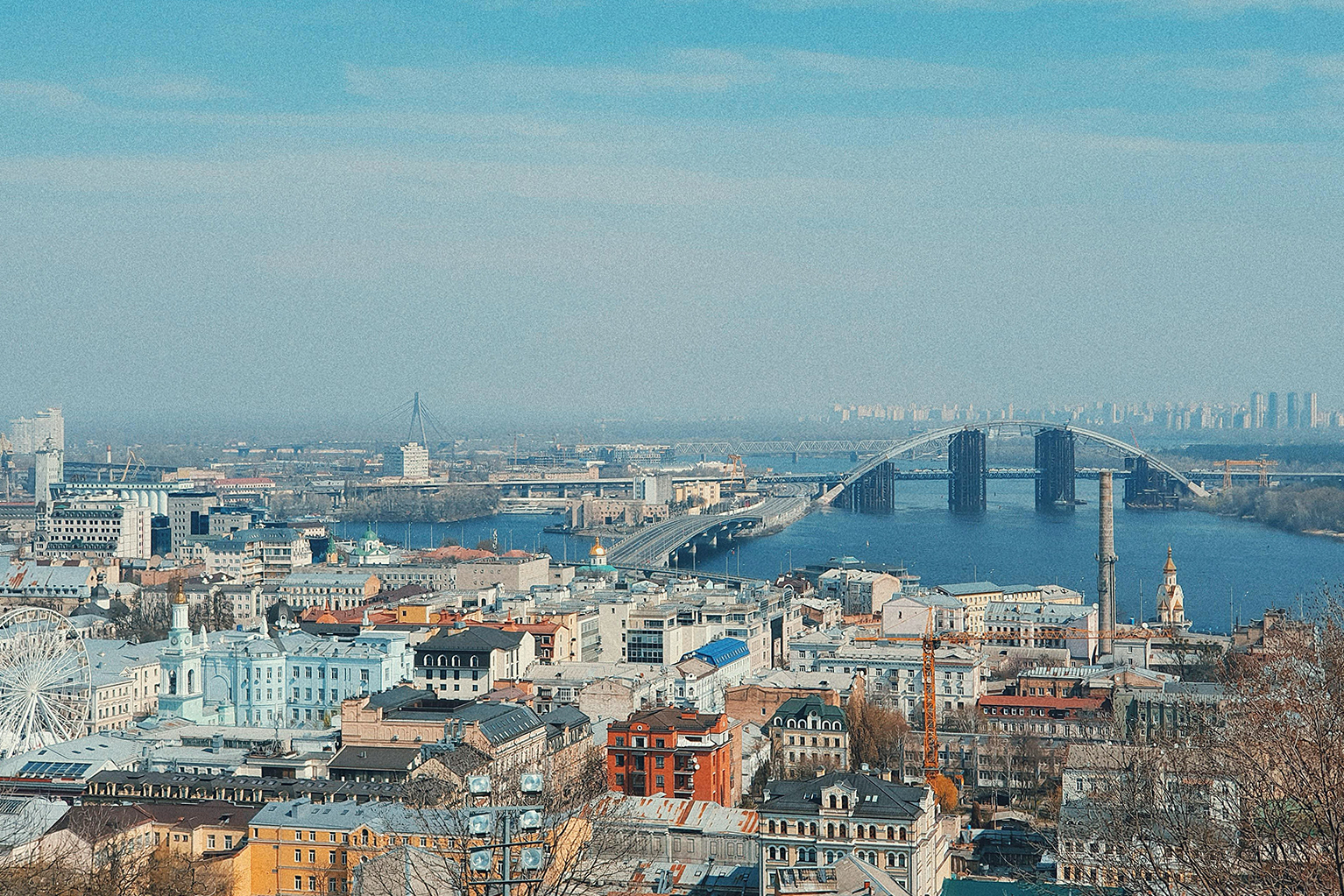 city view of Kiev Ukraine