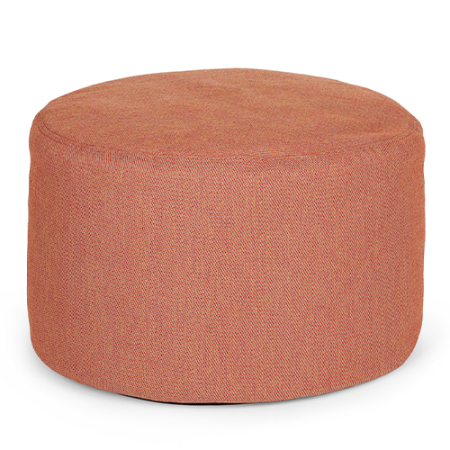  Salmon Outdoor Floor Pillow and Ottoman