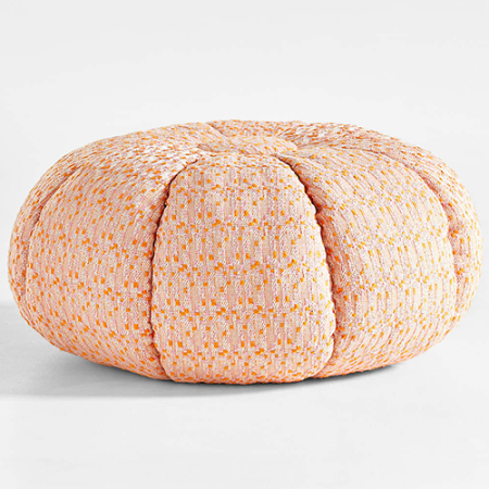  Peach Renn Pouf from Crate & Kids Collection