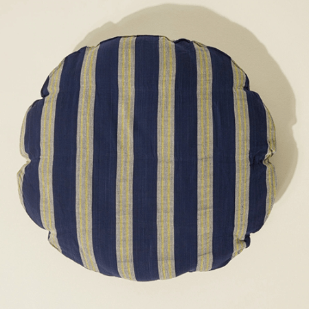  Tensira Round Floor Cushion Striped at Goodee