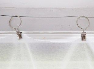 How to Hang a Curtain Without a Rod