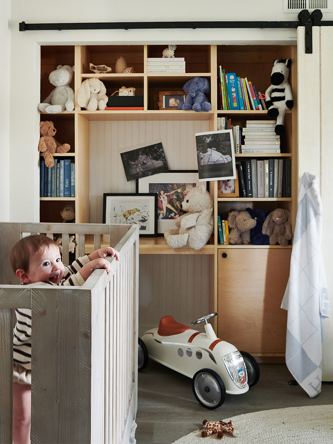 baby in a crib