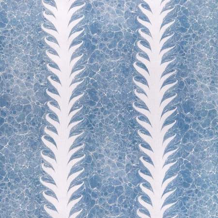  blue wavy fabric