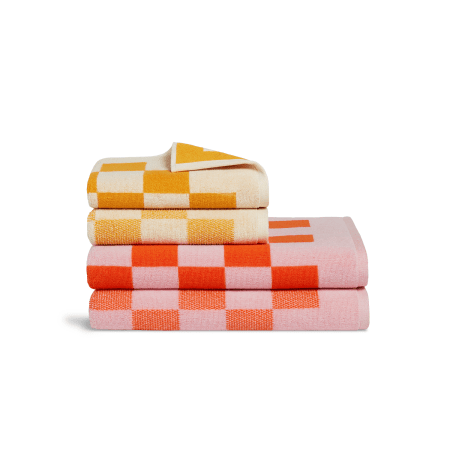  Checkerboard Bath Sheet Bundle