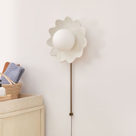  flower shaped sconce