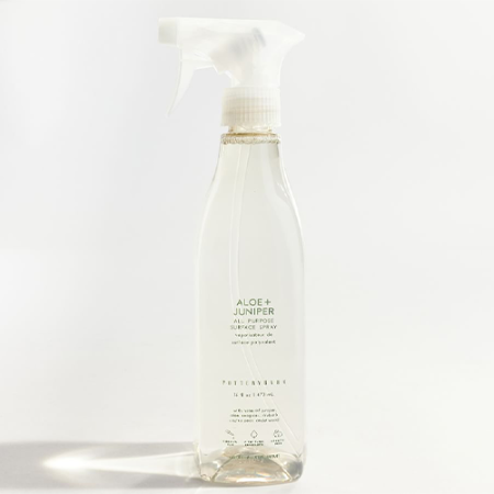  Clear Plastic Spray Bottle with Green Font