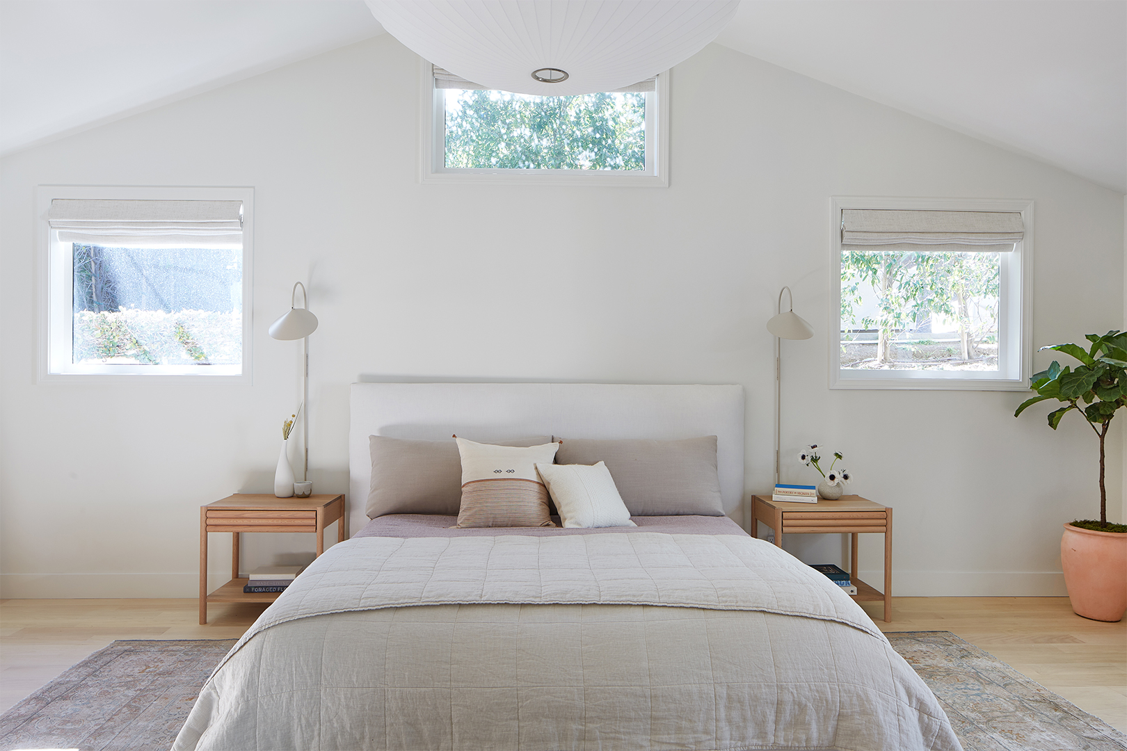 airy white bedroom