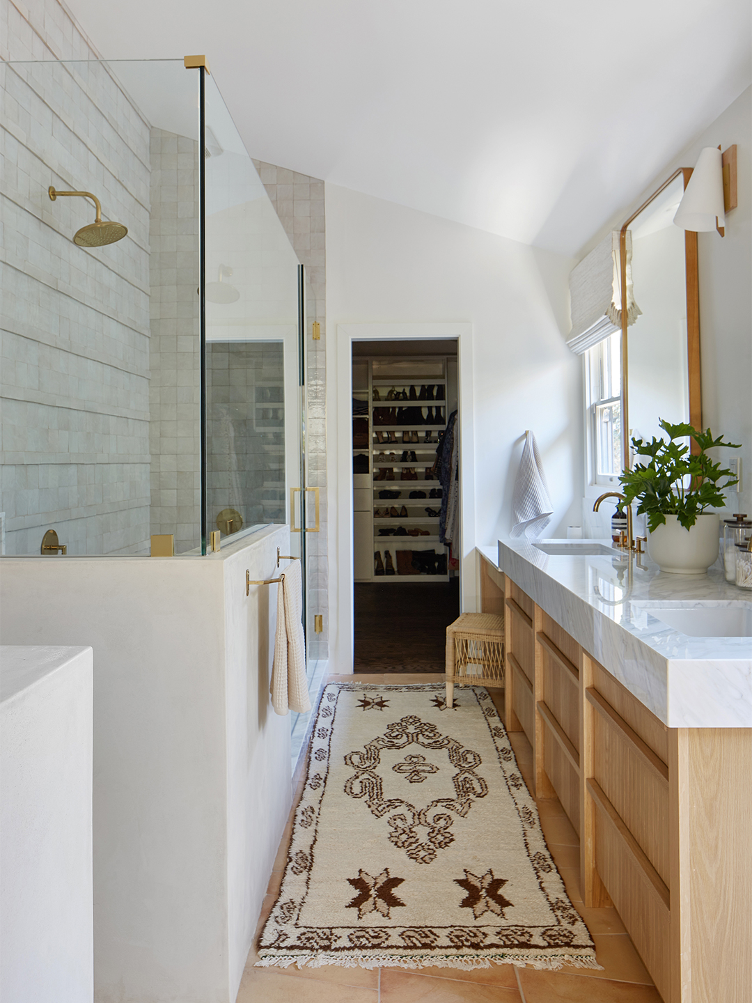 long narrow bathroom