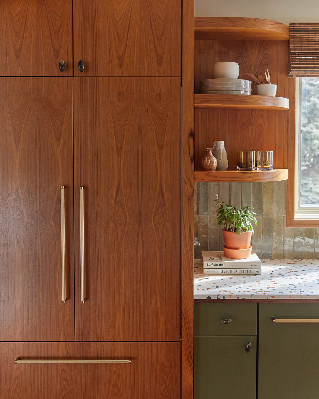 wood integrated panel fridge