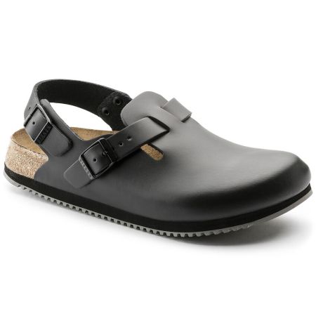  leather clog