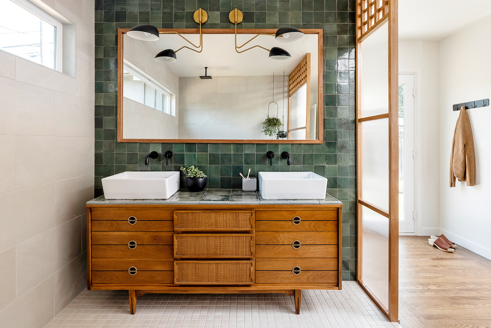 dresser turned bathroom vanity