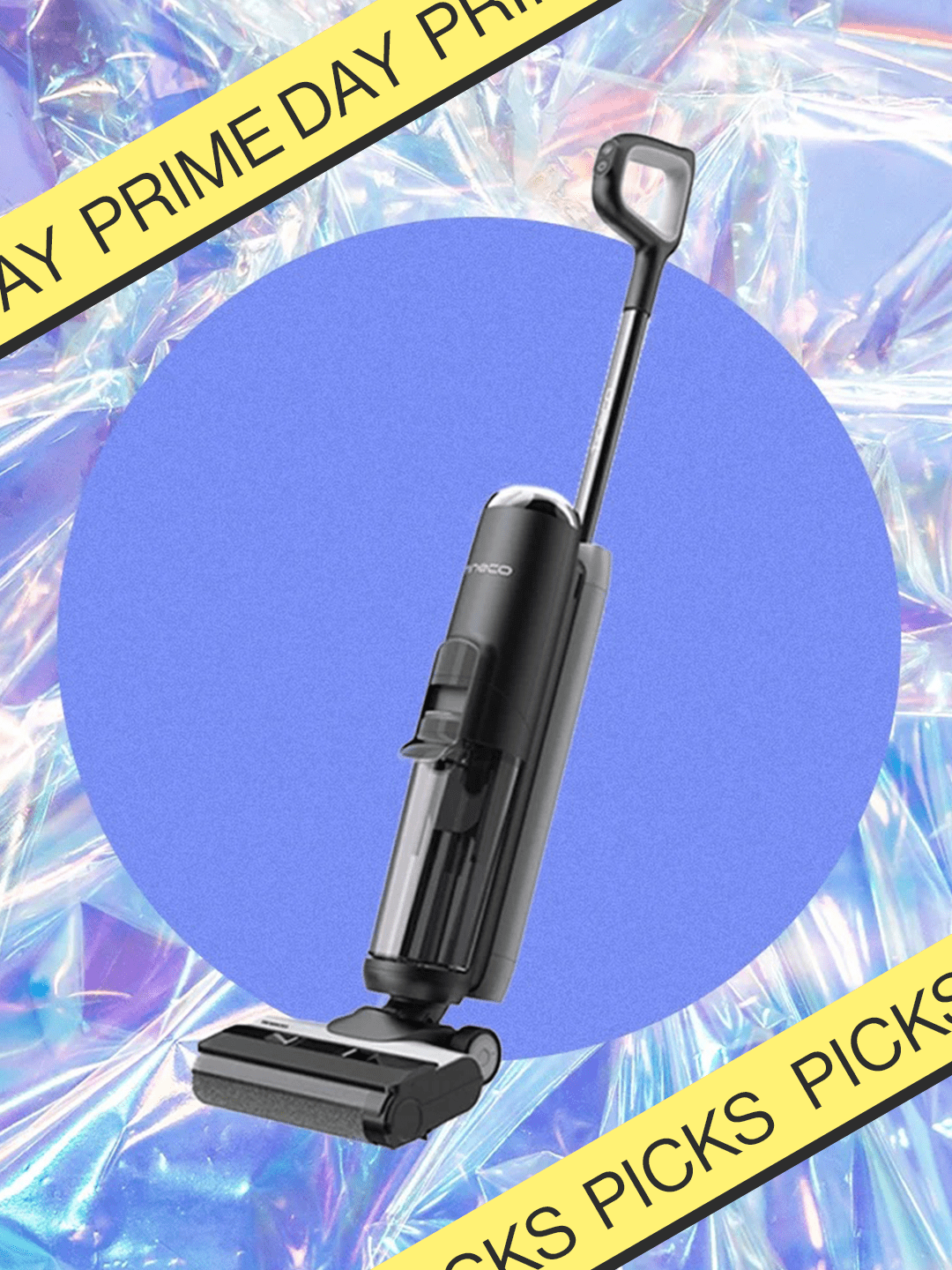 tineco wet/dry vacuum with prime day banner