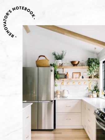 kitchen with white lower cabinets