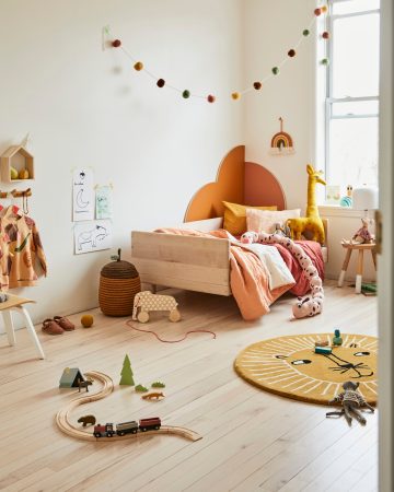 This Kid’s Room Design Stars Reversible, Rainbow-like Panels