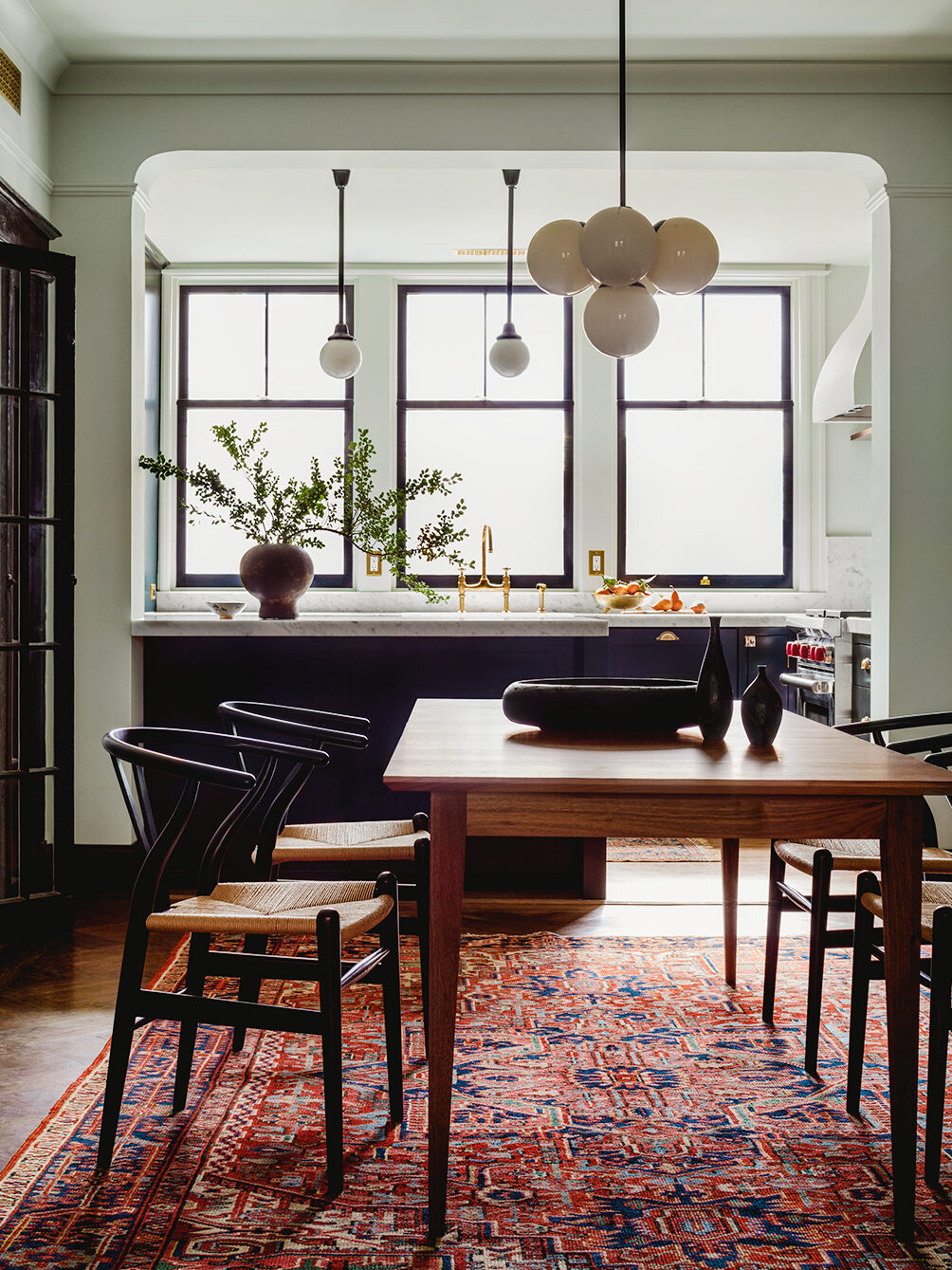 moody dining room