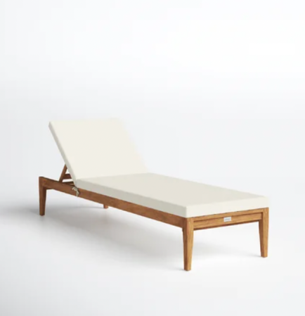  acacia outdoor lounge chair