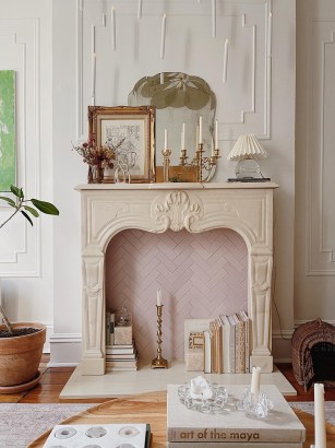 You Can Create Your Own Antique Fireplace A La Nate Berkus