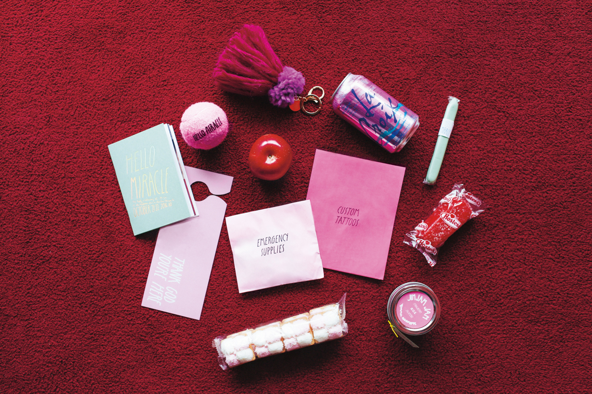 all pink goodie bag