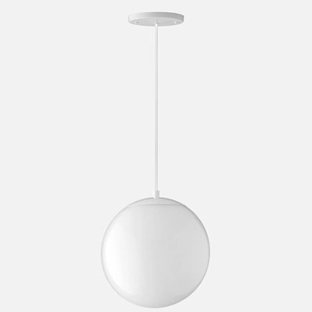  White Luna Cord Pendant by Schoolhouse