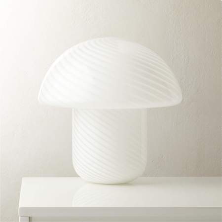  white mushroom lamp