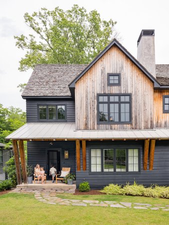 dark house exterior