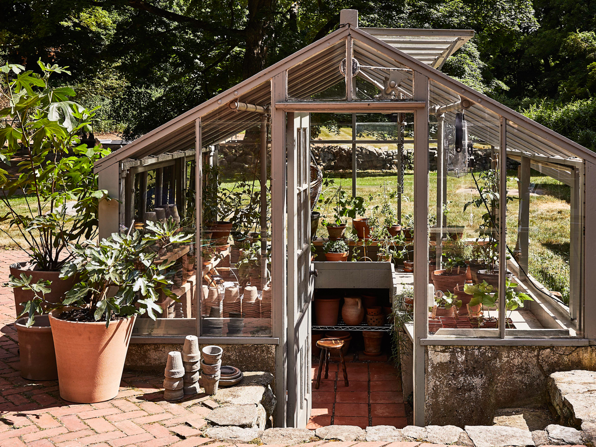 glass greenhouse