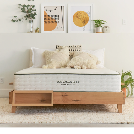  avocado green mattress city bed frame