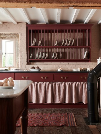 red kitchen