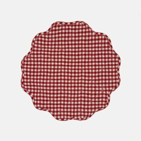  Gingham placemat.