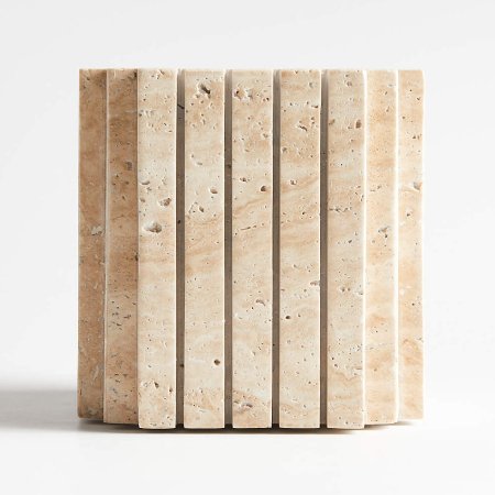  Travertine square planter