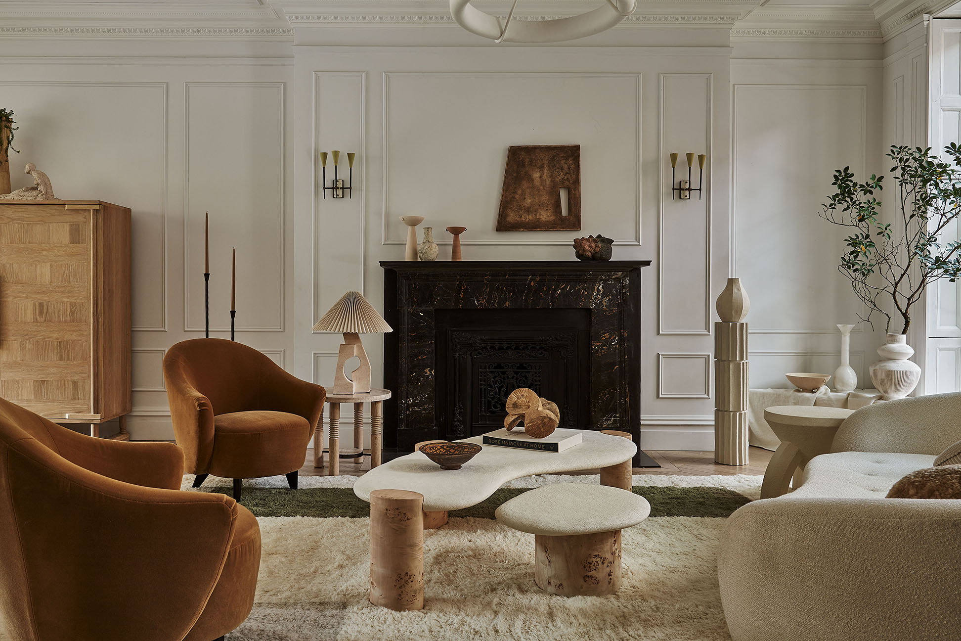 Athena Calderone's Brooklyn living room