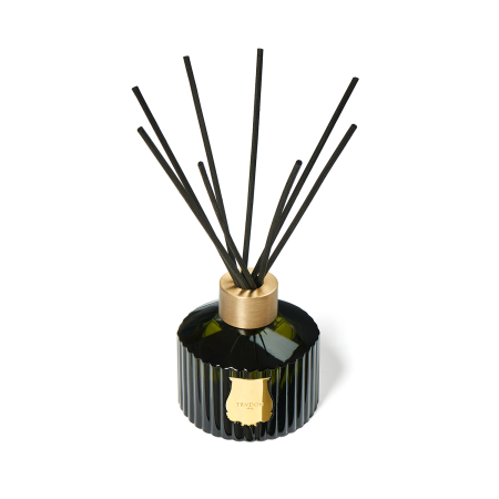  Trudon Reed Diffuser with Green Glass Vessel and Black Reeds