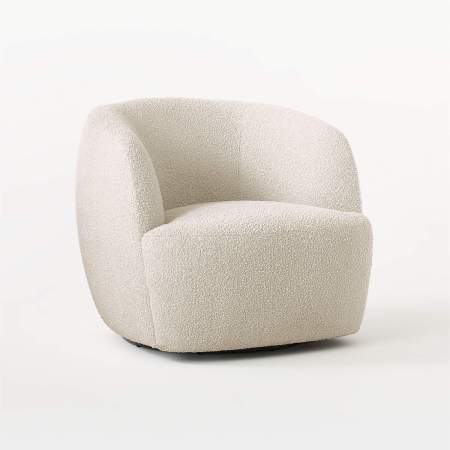  white swivel chair.