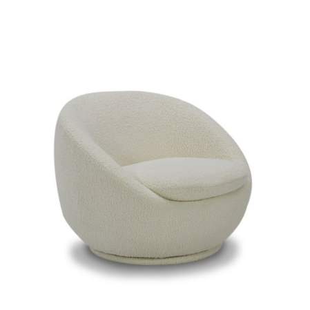  white swivel chair.