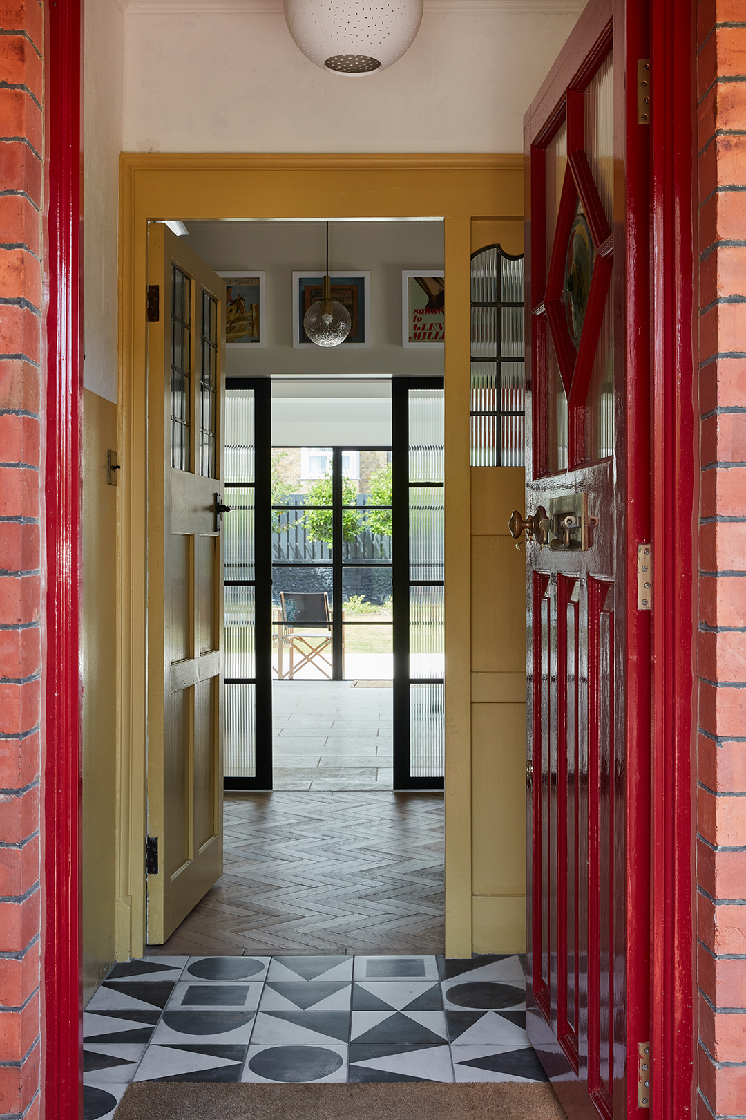 view into house entry