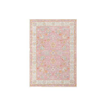  guerin oriental wool rug pink