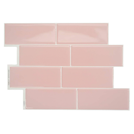  pink peel-and-stick tile