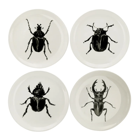 Halloween Bug Dessert Plates, Set of 4