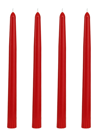  red taper candles