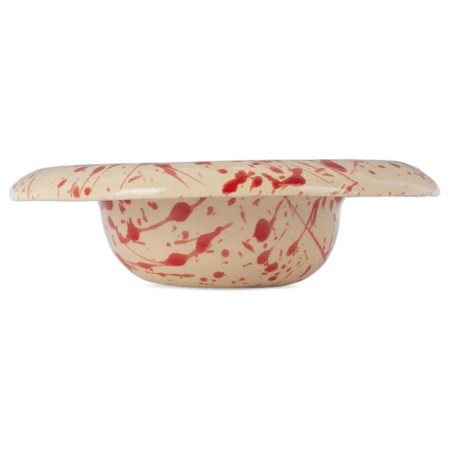  BOMBAC Off-White & Red Big Bowl