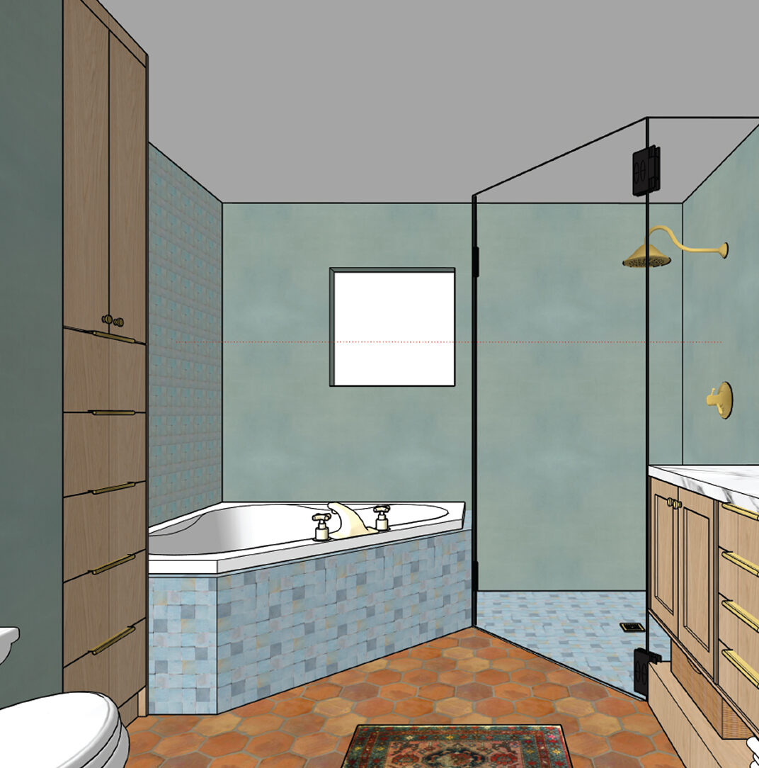 rendering of bathroom