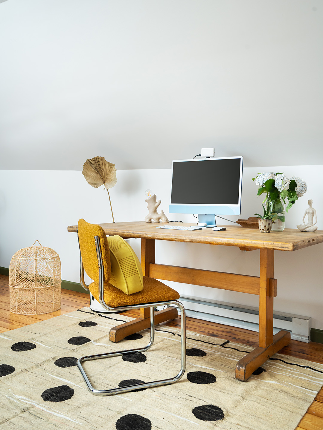 big wood desk