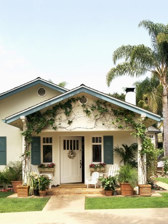 exterior of a home with greenery