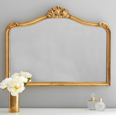  gilded mirror from pottery barn