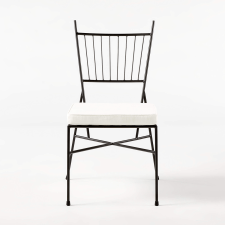  Armless Dining Chair Paul McCobb Reissue with Sunbrella Cushion