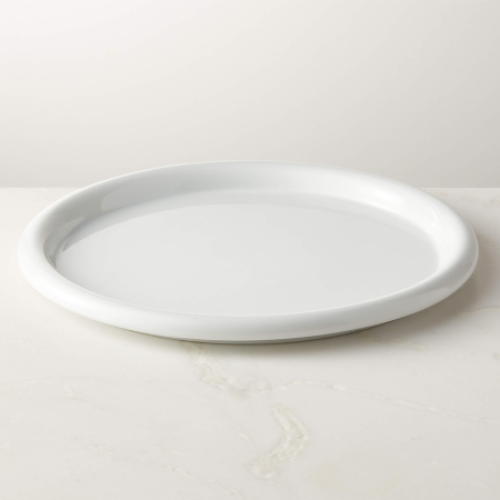  WHITE ROUND PIZZA SERVING PLATTER