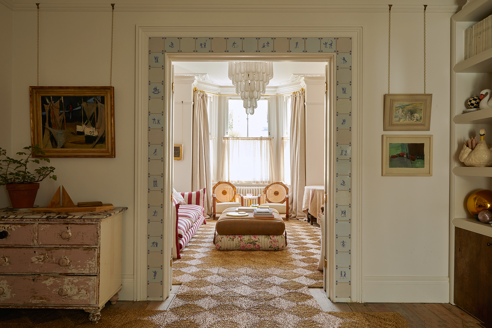 view into living room