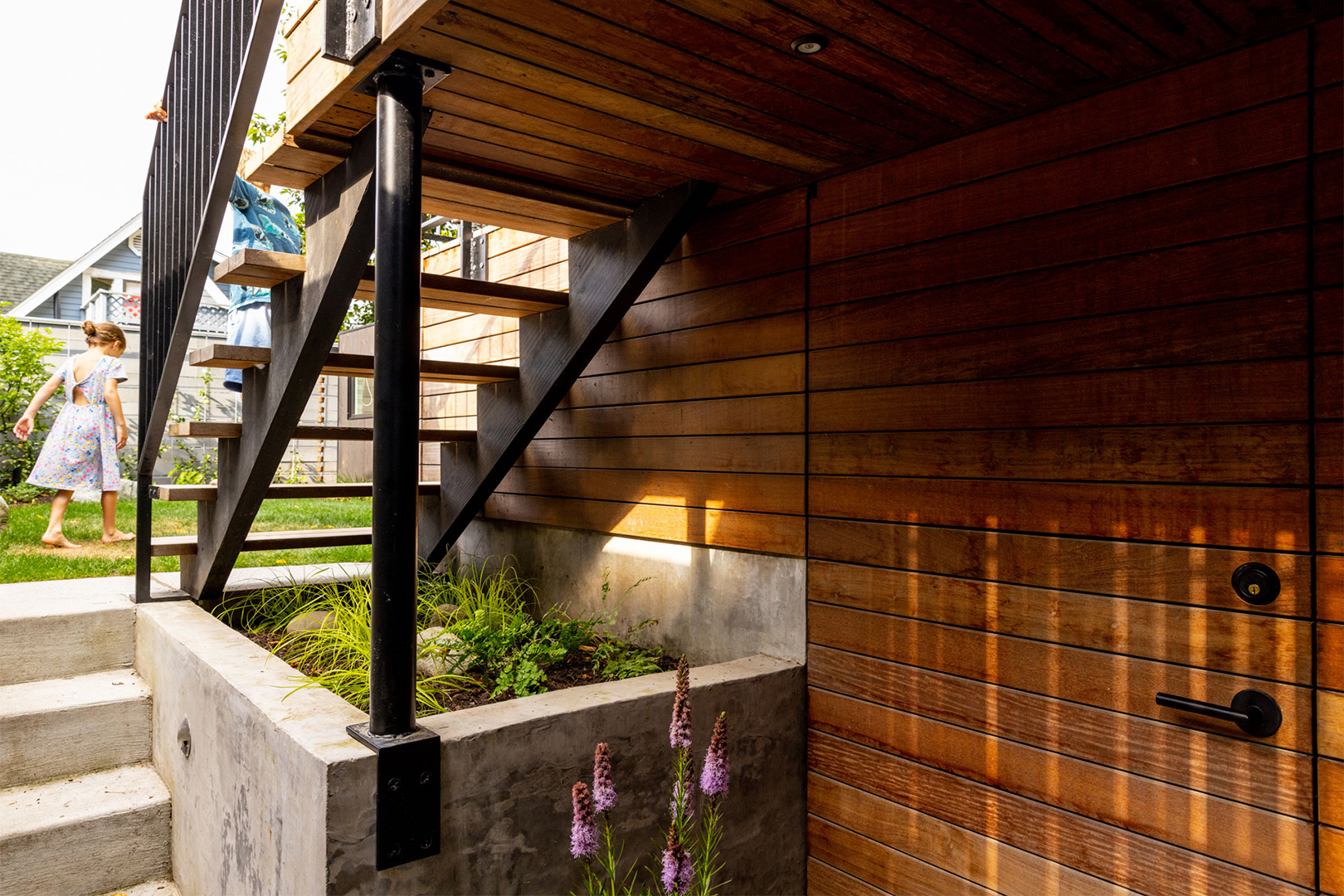 stairs leading to basement