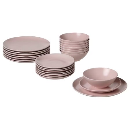  FÄRGKLAR 24-piece dinnerware set