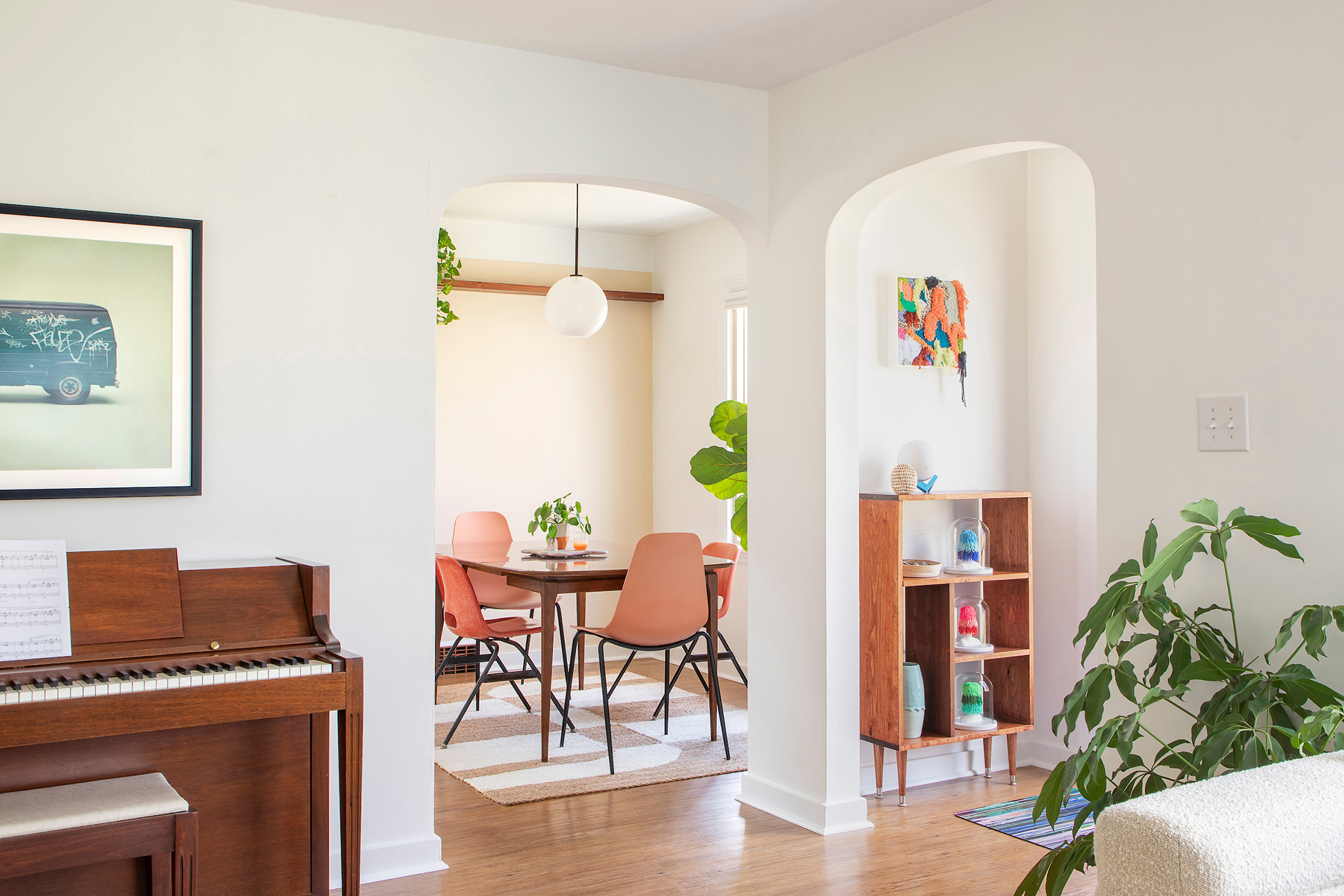 archways connecting rooms